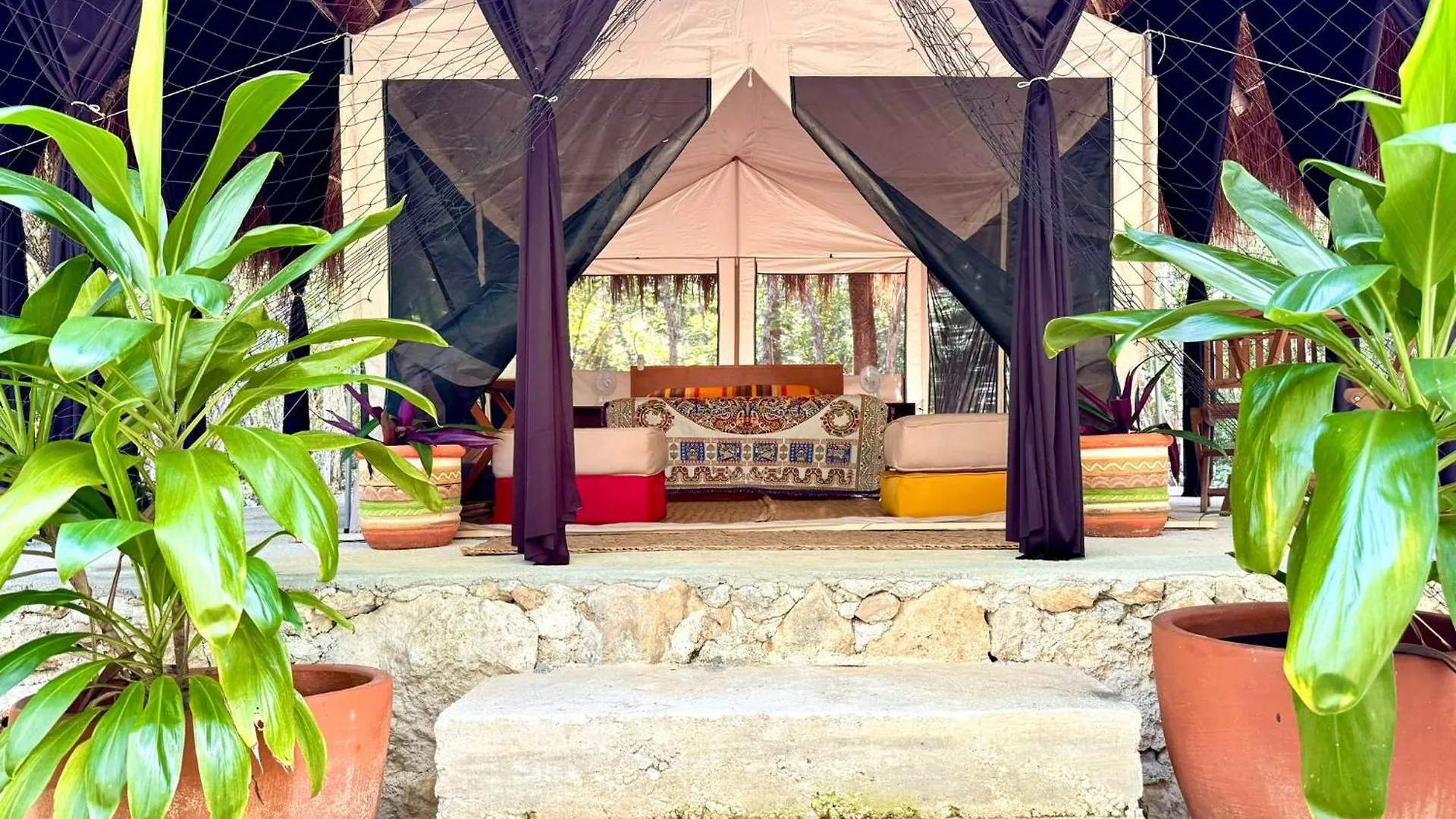 Hotel Glamping Bunga Lotus à Tulum Mexique