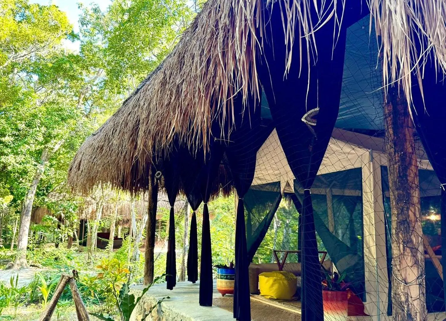 Hotel Glamping Bunga Lotus à Tulum Mexique